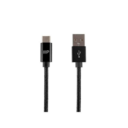 MONOPRICE Palette Series USB 2.0 Type-C to Type-A Charge & Sync Nylon-Braid Cabl 38902